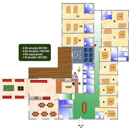 Le Tetras Lyre - 28 Pers - Ferienhaus *